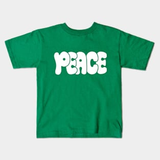 Peace white Kids T-Shirt